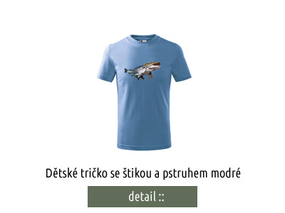 tričko pro rybáře se štikou